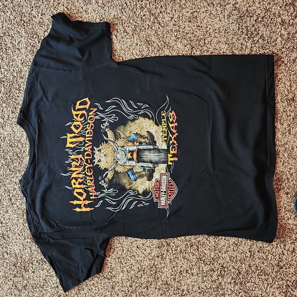 Harley Davidson Temple Texas Horny Toad Tshirt size Medium